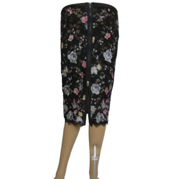 BCBG Maxazria Floral Pencil Skirt - Picture 2 of 6